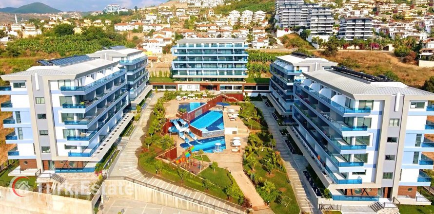 3+1 Lejlighed  i Alanya, Antalya, Tyrkiet Nr. 828