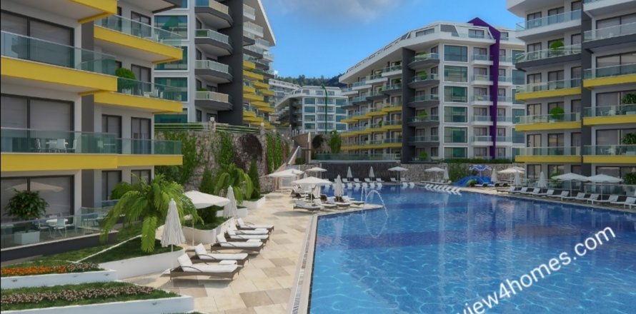 2+1 Lejlighed  i Kargicak, Alanya, Antalya, Tyrkiet Nr. 12175