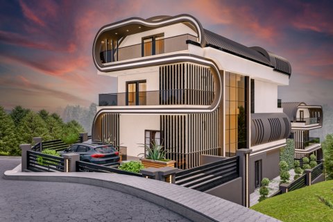 5+1 Villa  i Alanya, Antalya, Tyrkiet Nr. 23413 - 2