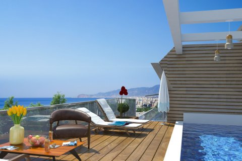 3+1 Penthouse  i Alanya, Antalya, Tyrkiet Nr. 23513 - 17