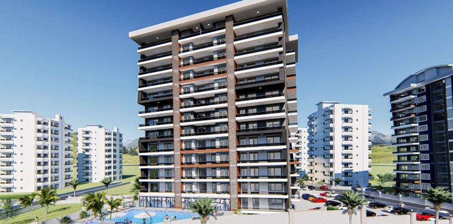 4+1 Lejlighed  i Mahmutlar, Antalya, Tyrkiet Nr. 23050