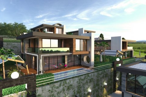 4+1 Villa  i Kargicak, Alanya, Antalya, Tyrkiet Nr. 24152 - 18