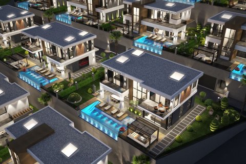 4+1 Villa  i Kargicak, Alanya, Antalya, Tyrkiet Nr. 23838 - 11