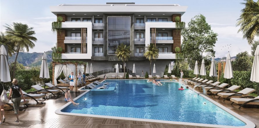 3+1 Penthouse  i Oba, Antalya, Tyrkiet Nr. 26428