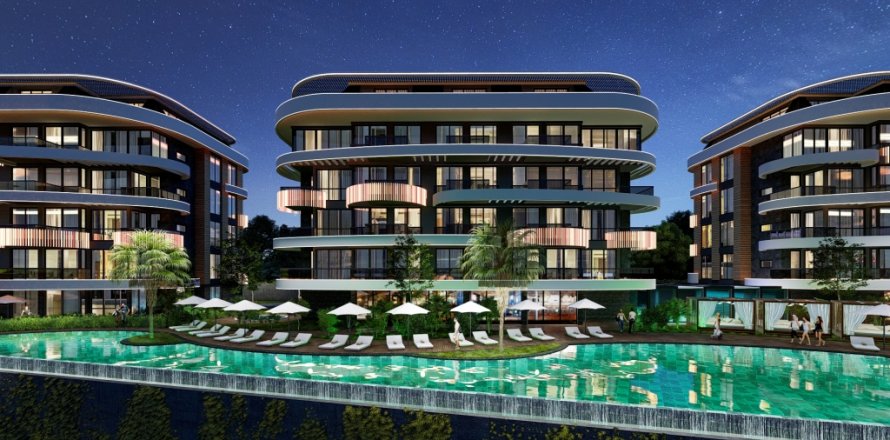 3+1 Penthouse  i Kestel, Antalya, Tyrkiet Nr. 29637