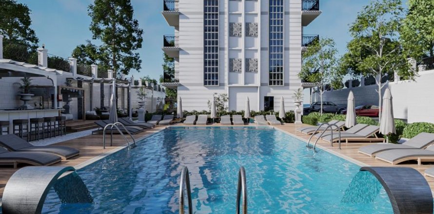 2+1 Penthouse  i Mahmutlar, Antalya, Tyrkiet Nr. 31103