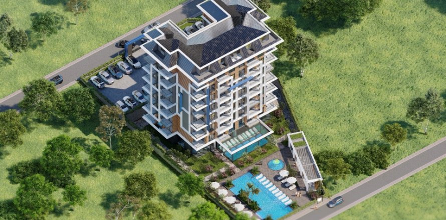 2+1 Penthouse  i Avsallar, Antalya, Tyrkiet Nr. 32771