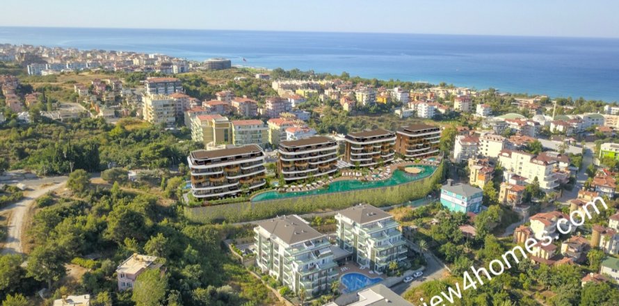 1+1 Lejlighed  i Alanya, Antalya, Tyrkiet Nr. 32599