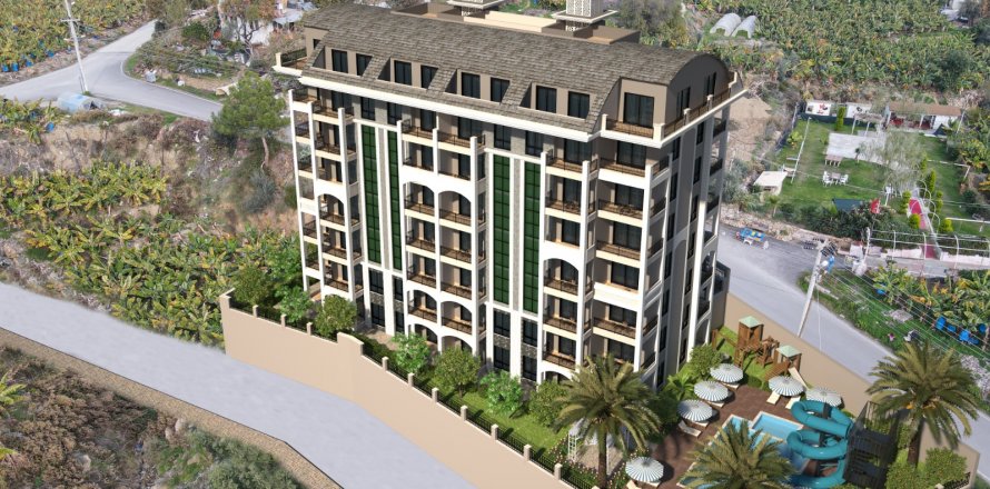 3+1 Penthouse i «Ophelia Residence», Mahmutlar, Antalya, Tyrkiet Nr. 33592