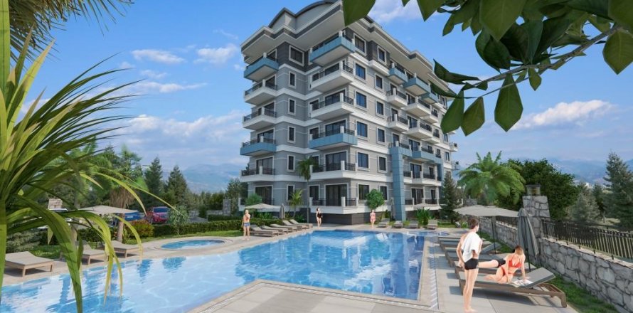 1+1 Lejlighed  i Demirtas, Alanya, Antalya, Tyrkiet Nr. 33644