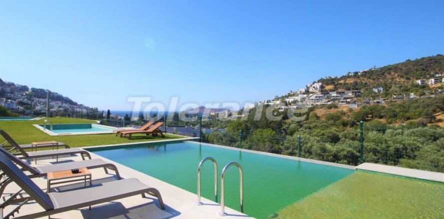 3+1 Villa  i Bodrum, Mugla, Tyrkiet Nr. 35343