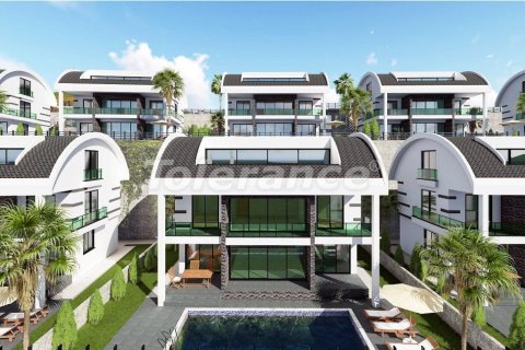 4+1 Villa  i Alanya, Antalya, Tyrkiet Nr. 5747 - 1