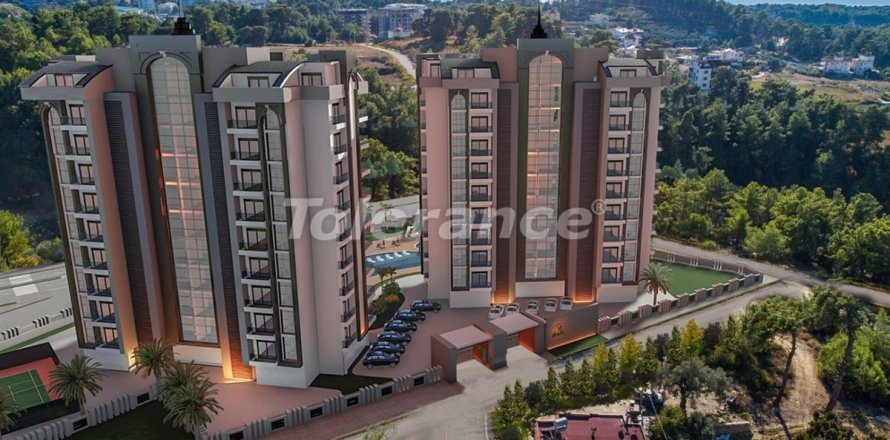 3+1 Lejlighed  i Alanya, Antalya, Tyrkiet Nr. 34446