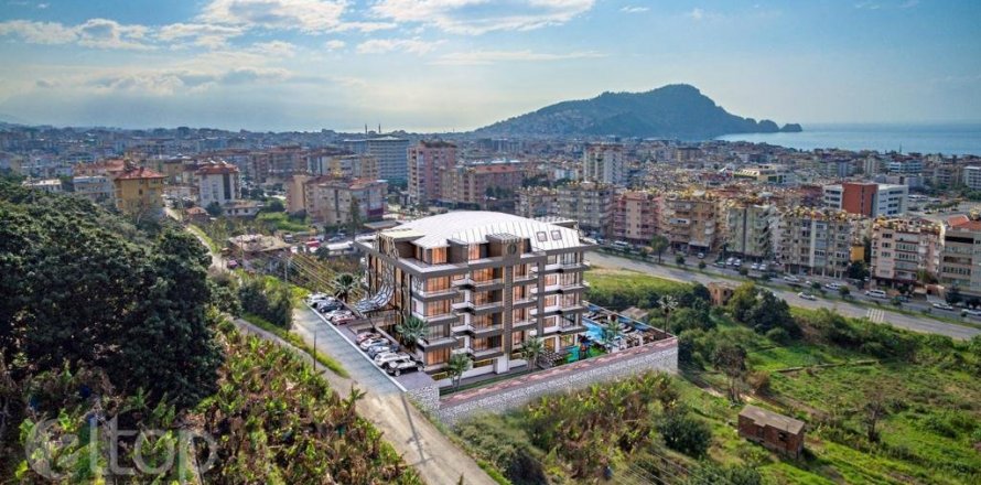 1+1 Lejlighed  i Alanya, Antalya, Tyrkiet Nr. 35608