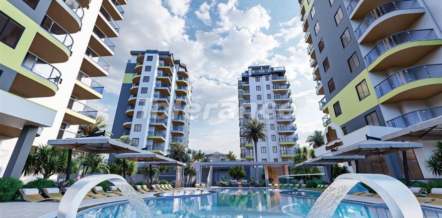 3+1 Lejlighed  i Mahmutlar, Antalya, Tyrkiet Nr. 35217