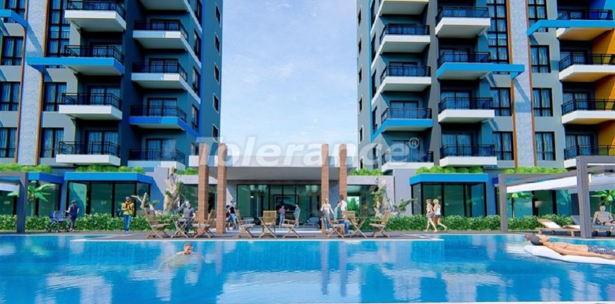 2+1 Lejlighed  i Mahmutlar, Antalya, Tyrkiet Nr. 16082