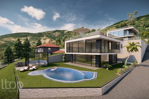 3+1 Villa  i Alanya, Antalya, Tyrkiet Nr. 38031 - 3