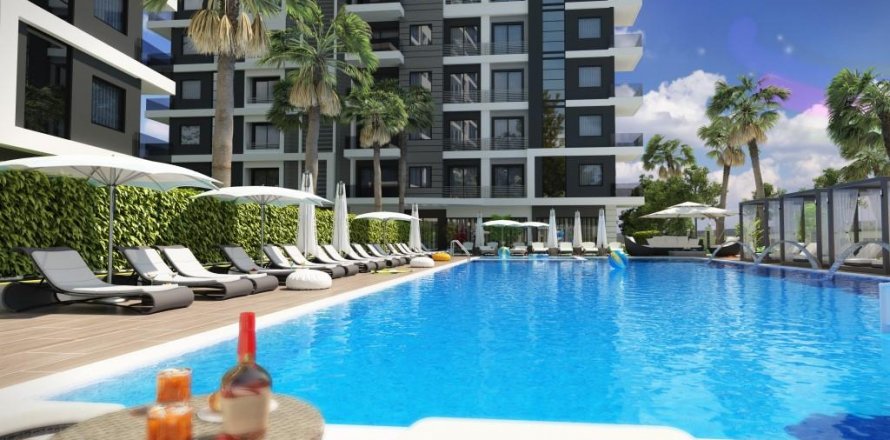 3+1 Penthouse  i Mahmutlar, Antalya, Tyrkiet Nr. 39821