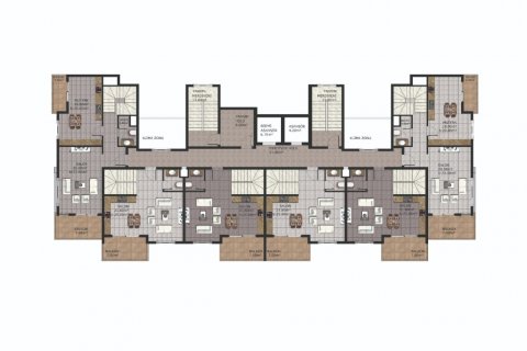 3+1 Penthouse i «Ophelia Residence», Avsallar, Antalya, Tyrkiet Nr. 39578 - 6