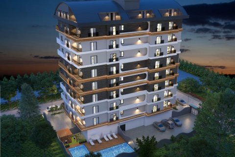 3+1 Penthouse  i Mahmutlar, Antalya, Tyrkiet Nr. 39815 - 1