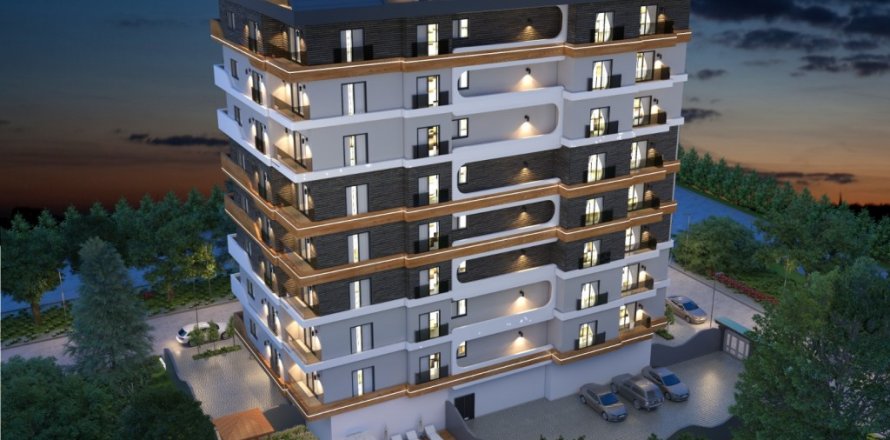 3+1 Penthouse  i Mahmutlar, Antalya, Tyrkiet Nr. 39815