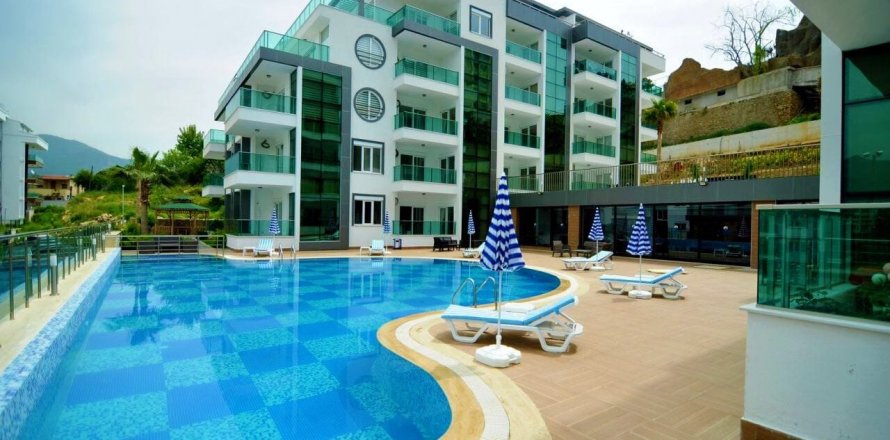 1+1 Lejlighed  i Kestel, Antalya, Tyrkiet Nr. 39502