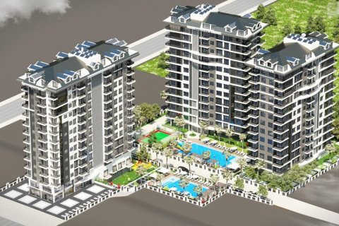 3+1 Penthouse  i Mahmutlar, Antalya, Tyrkiet Nr. 39821 - 16