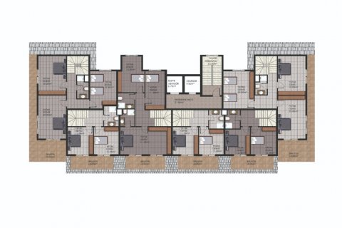 3+1 Penthouse i «Ophelia Residence», Avsallar, Antalya, Tyrkiet Nr. 39578 - 3