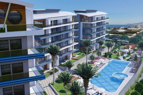 2+1 Lejlighed i Eco Blue, Kargicak, Alanya, Antalya, Tyrkiet Nr. 39391 - 7
