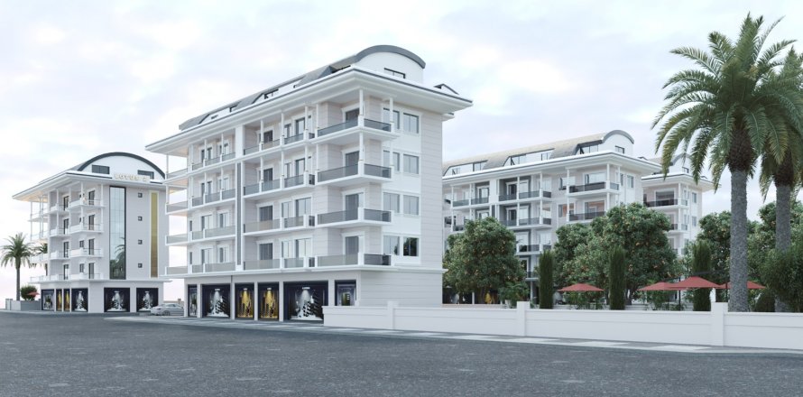 3+1 Penthouse  i Avsallar, Antalya, Tyrkiet Nr. 40495