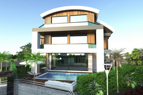 7+1 Villa  i Kargicak, Alanya, Antalya, Tyrkiet Nr. 46892 - 4