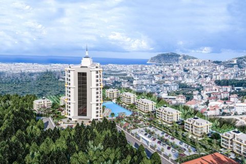 2+1 Penthouse  i Mahmutlar, Antalya, Tyrkiet Nr. 43390 - 2