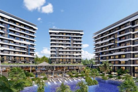2+1 Lejlighed  i Okurcalar, Alanya, Antalya, Tyrkiet Nr. 46636 - 1