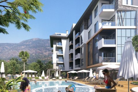 1+1 Lejlighed  i Oba, Antalya, Tyrkiet Nr. 47768 - 1