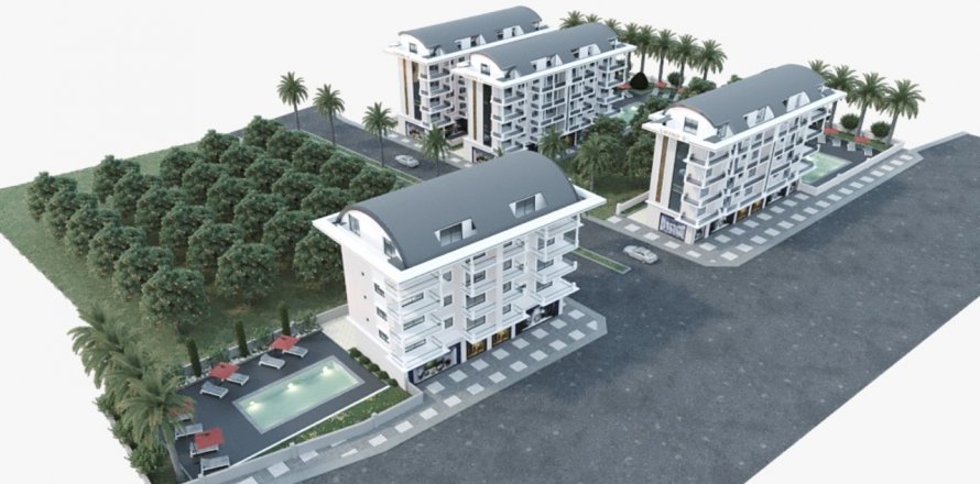 Boligkompleks  i Avsallar, Antalya, Tyrkiet Nr. 49306