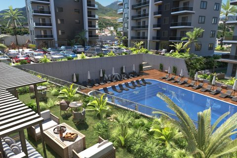 1+0 Lejlighed i Ultra-new low-rise residential complex of comfort class at affordable prices, built among orange trees in the Oba area., Alanya, Antalya, Tyrkiet Nr. 49641 - 2