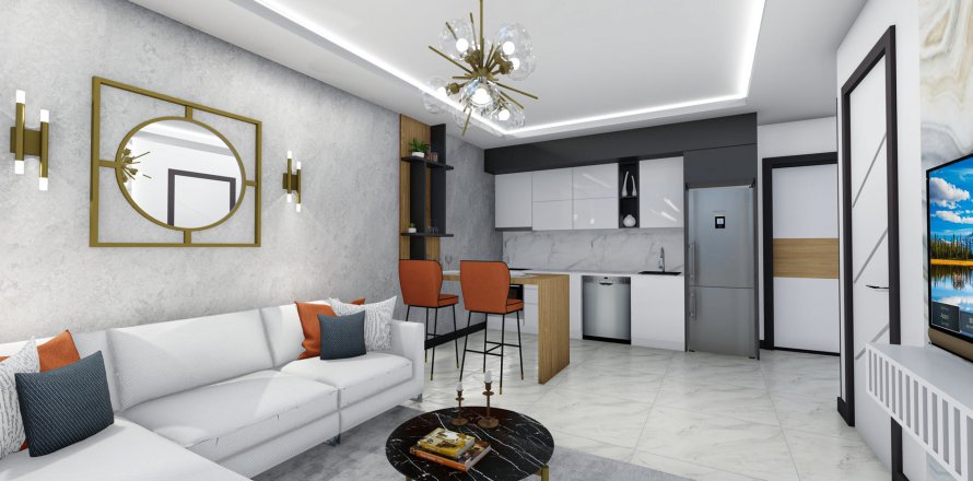3+1 Lejlighed i Kavi Dreams, Oba, Antalya, Tyrkiet Nr. 47774