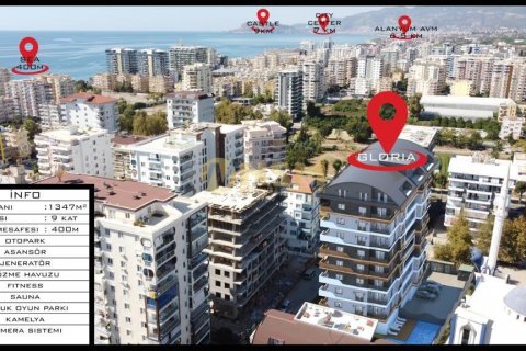 1+1 Lejlighed  i Alanya, Antalya, Tyrkiet Nr. 48226 - 6