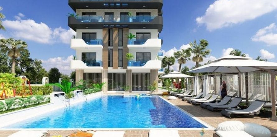 3+1 Penthouse  i Avsallar, Antalya, Tyrkiet Nr. 47490