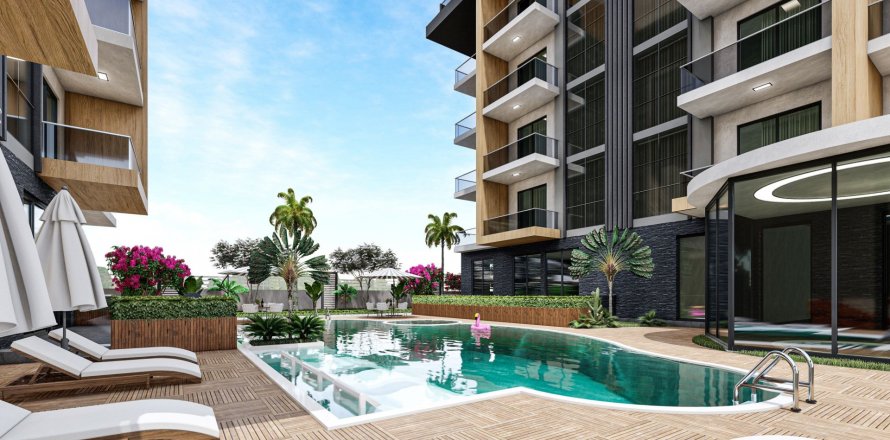 3+1 Penthouse  i Oba, Antalya, Tyrkiet Nr. 48137