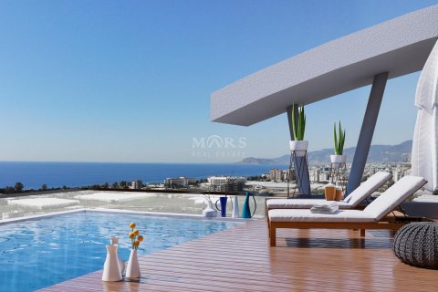 1+0 Lejlighed i Houses with unique sea views, Alanya, Antalya, Tyrkiet Nr. 49735 - 10