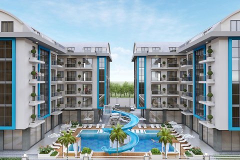 1+0 Lejlighed i Residential complex in Oba, surrounded by nature and not far from the administrative center of the city., Alanya, Antalya, Tyrkiet Nr. 49622 - 2
