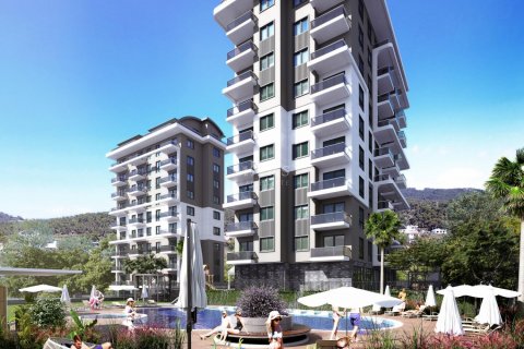 1+0 Lejlighed i Cozy Project in Avsallar, Alanya, Antalya, Tyrkiet Nr. 49729 - 1