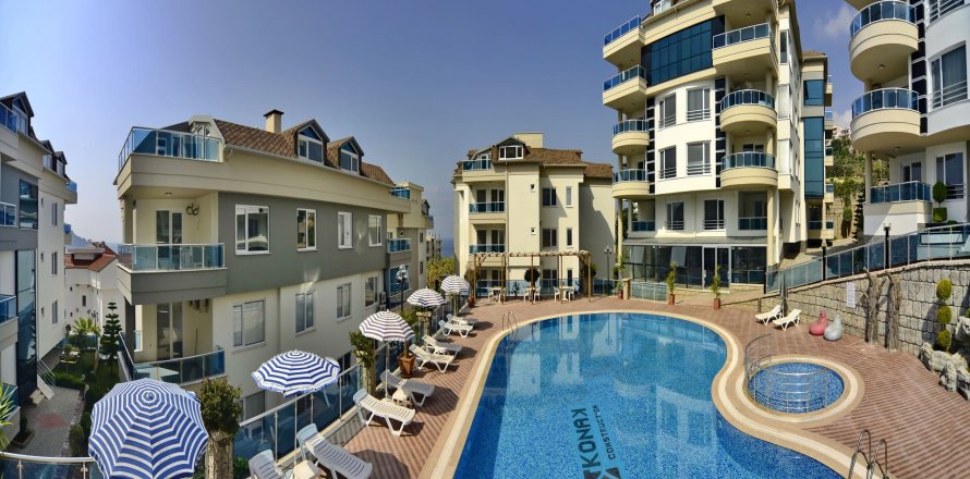 3+1 Lejlighed i Blue Bay, Dinek, Alanya, Antalya, Tyrkiet Nr. 47816