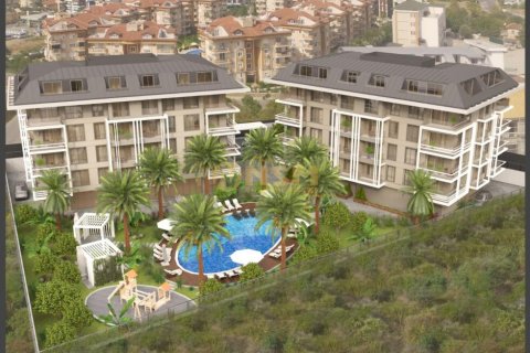 2+1 Lejlighed  i Alanya, Antalya, Tyrkiet Nr. 48257 - 1