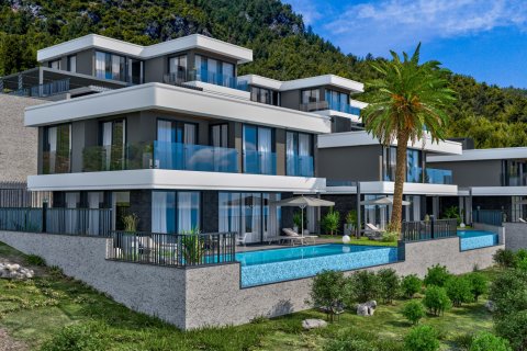 4+1 Villa  i Alanya, Antalya, Tyrkiet Nr. 47799 - 1