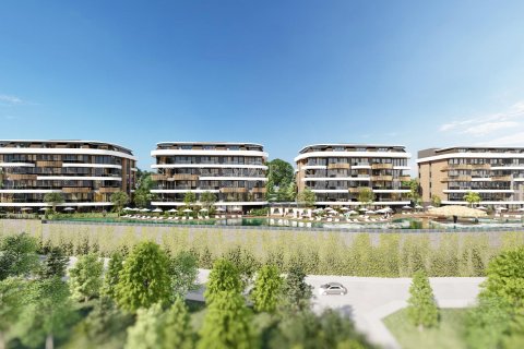 1+0 Lejlighed i Residential complex in the Kestel area with beautiful views of the Mediterranean Sea, the Taurus Mountains and the ancient fortress of Alanya, Alanya, Antalya, Tyrkiet Nr. 49659 - 22