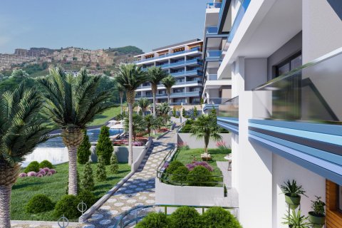 1+0 Lejlighed i Houses with unique sea views, Alanya, Antalya, Tyrkiet Nr. 49735 - 22