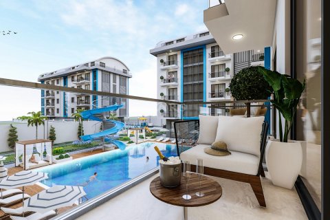 1+0 Lejlighed i Residential complex in Oba, surrounded by nature and not far from the administrative center of the city., Alanya, Antalya, Tyrkiet Nr. 49622 - 3