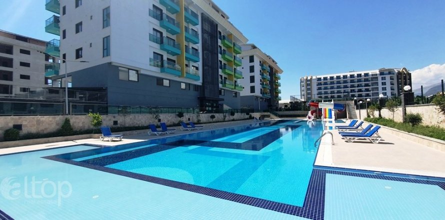 2+1 Lejlighed  i Alanya, Antalya, Tyrkiet Nr. 48504
